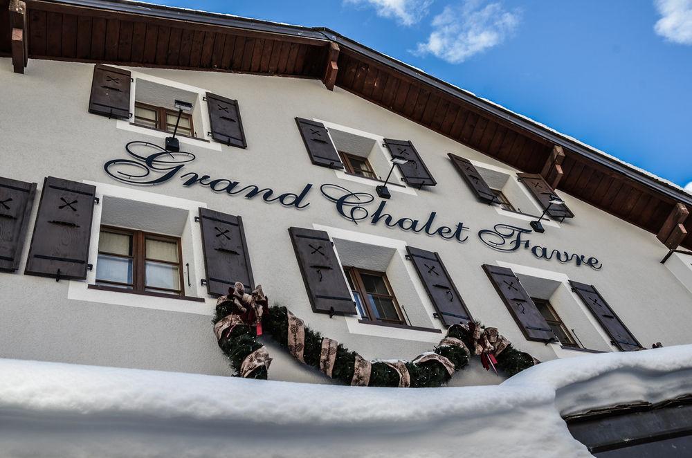 Hotel Le Grand Chalet Favre Saint-Luc Exterior foto